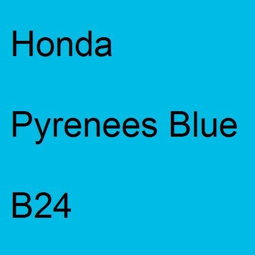 Honda, Pyrenees Blue, B24.